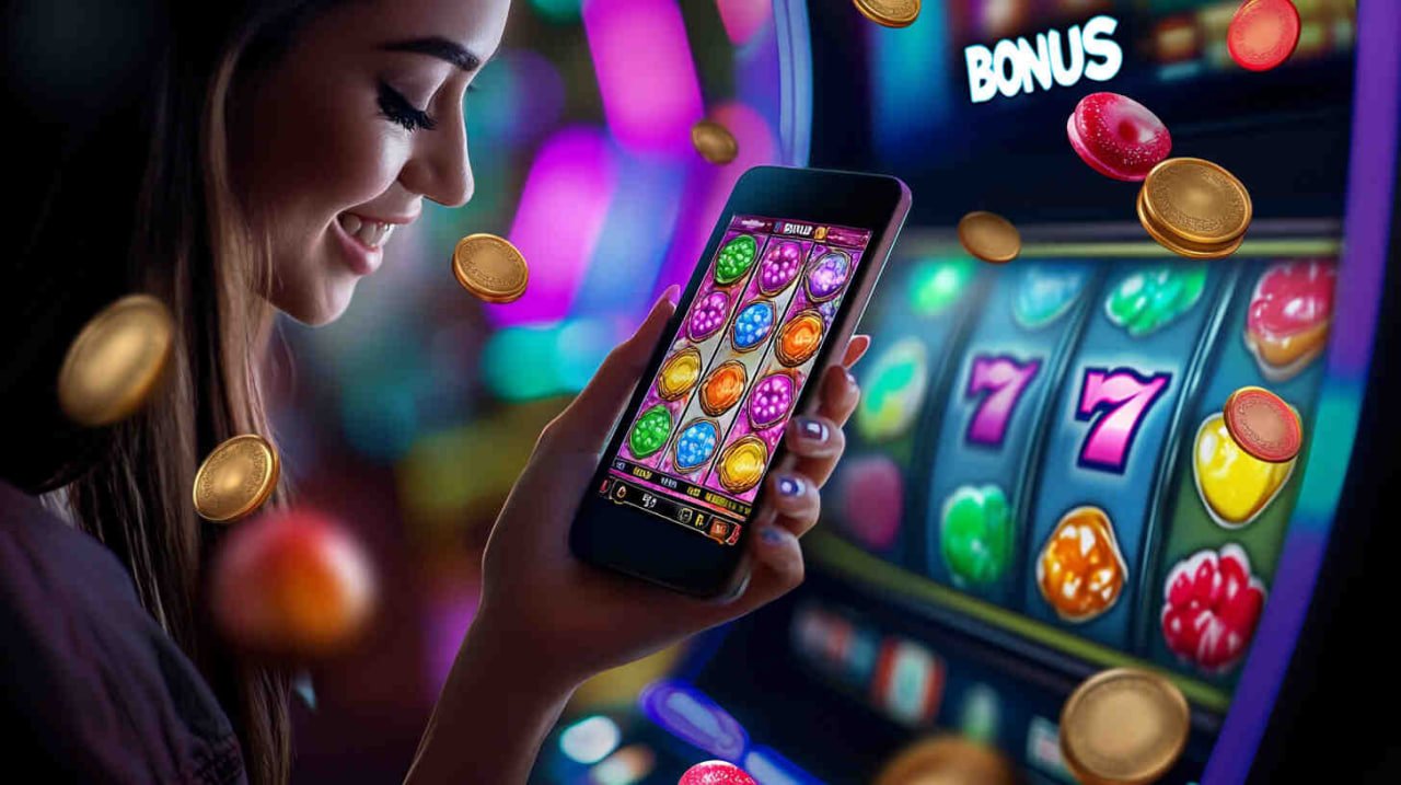 Antarmuka aplikasi mobile untung 99 menampilkan permainan slot dan opsi deposit